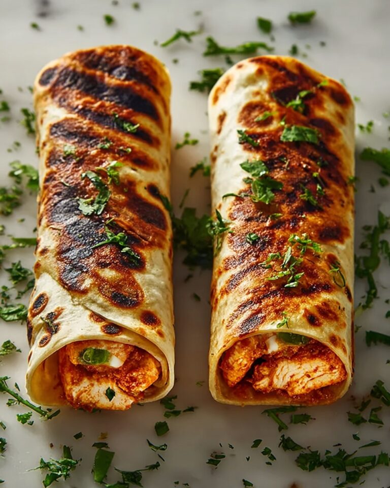 Chicken Tikka Paratha Rolls Recipe