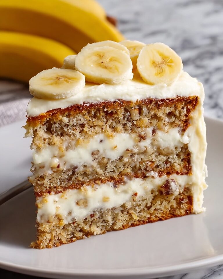 Banana Bread Cake with Cream Cheese Frosting Recipe