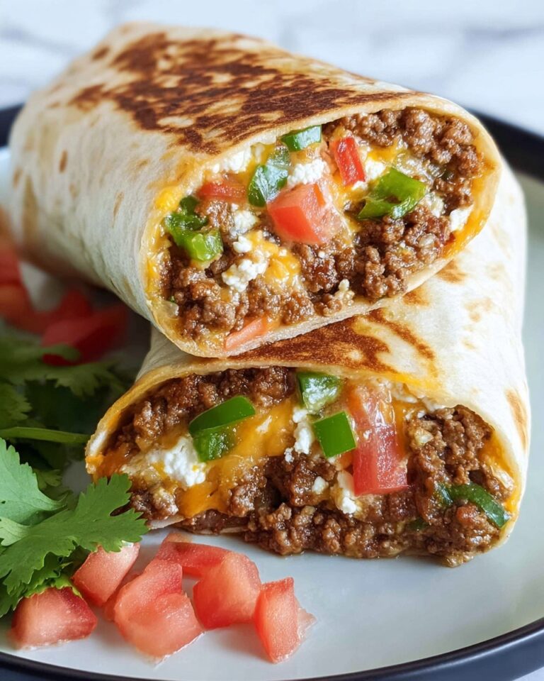 MexiMelt: Cheesy Taco Wraps with Pico de Gallo Recipe