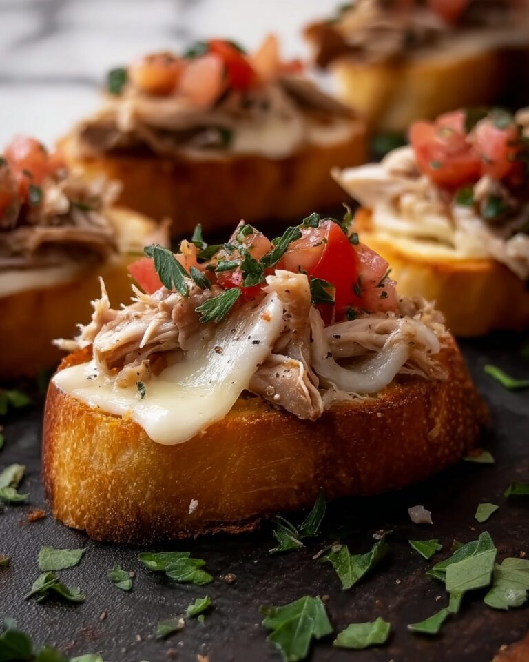 Tuna Melt Bruschetta Recipe