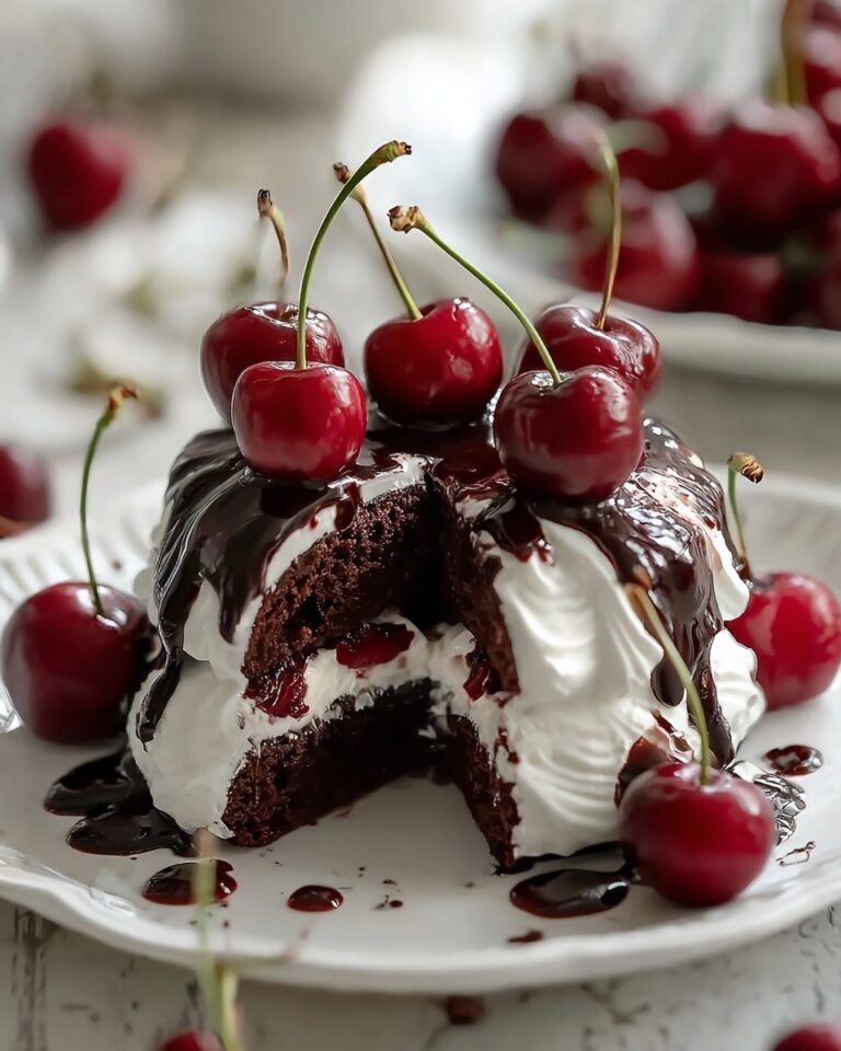 Swiss Chocolate Cherry Roll Cake Recipe