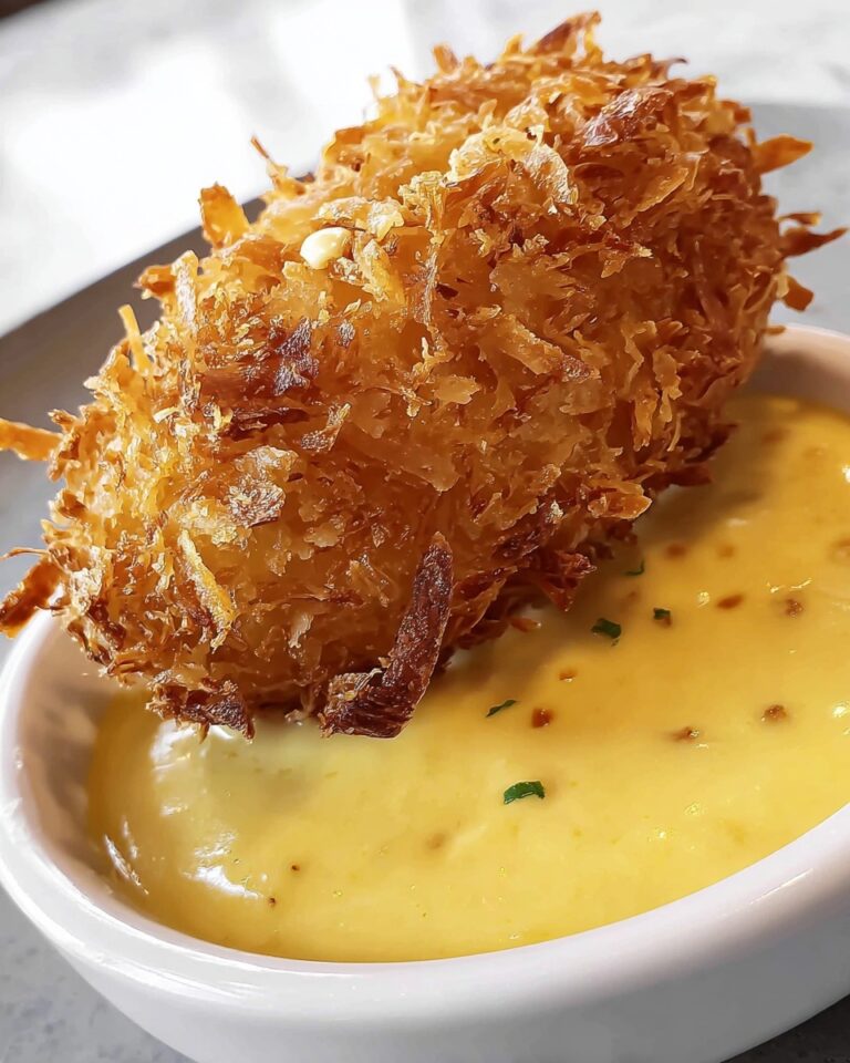 Baked Coconut Chicken Tenders with Apricot Mustard Sauce Recipe