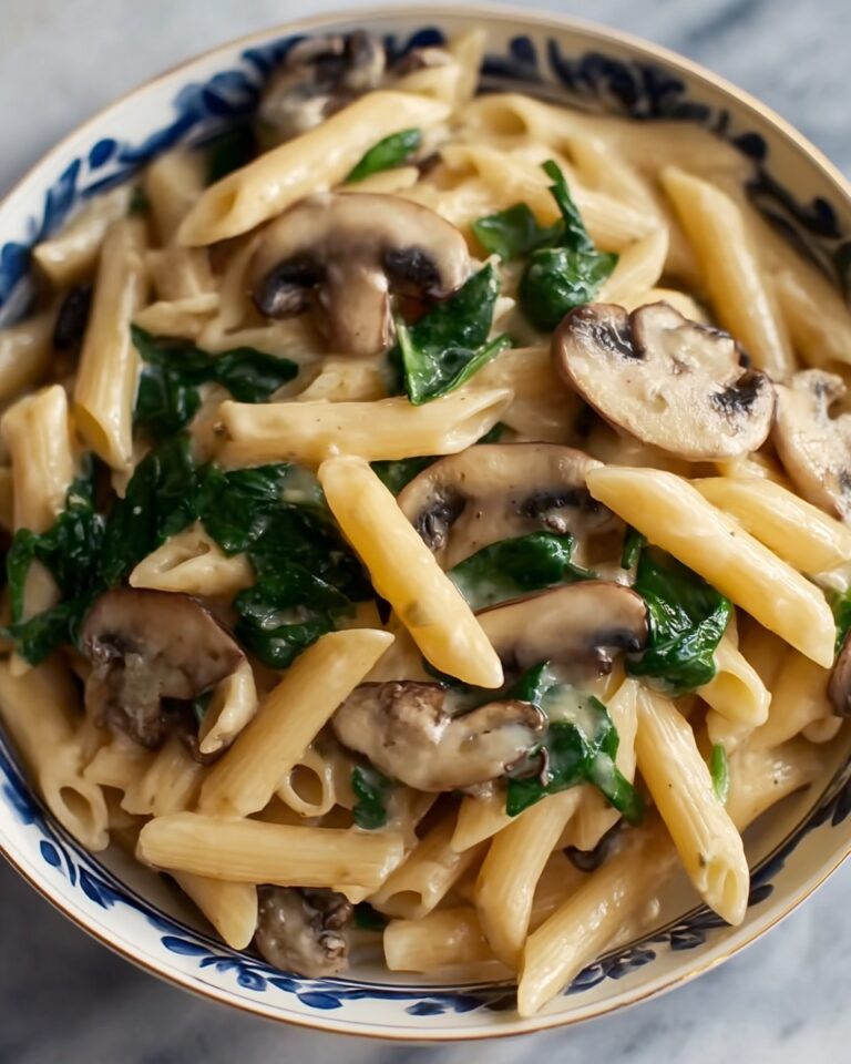 Garlic Mushroom Pasta Recipe