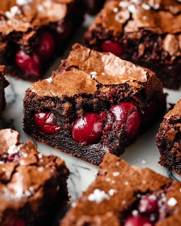 Chocolate Rhubarb Brownies Recipe