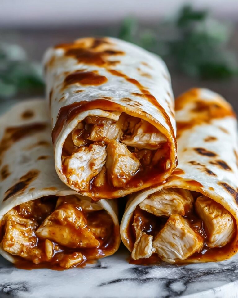 Crispy BBQ Chicken Wraps Recipe