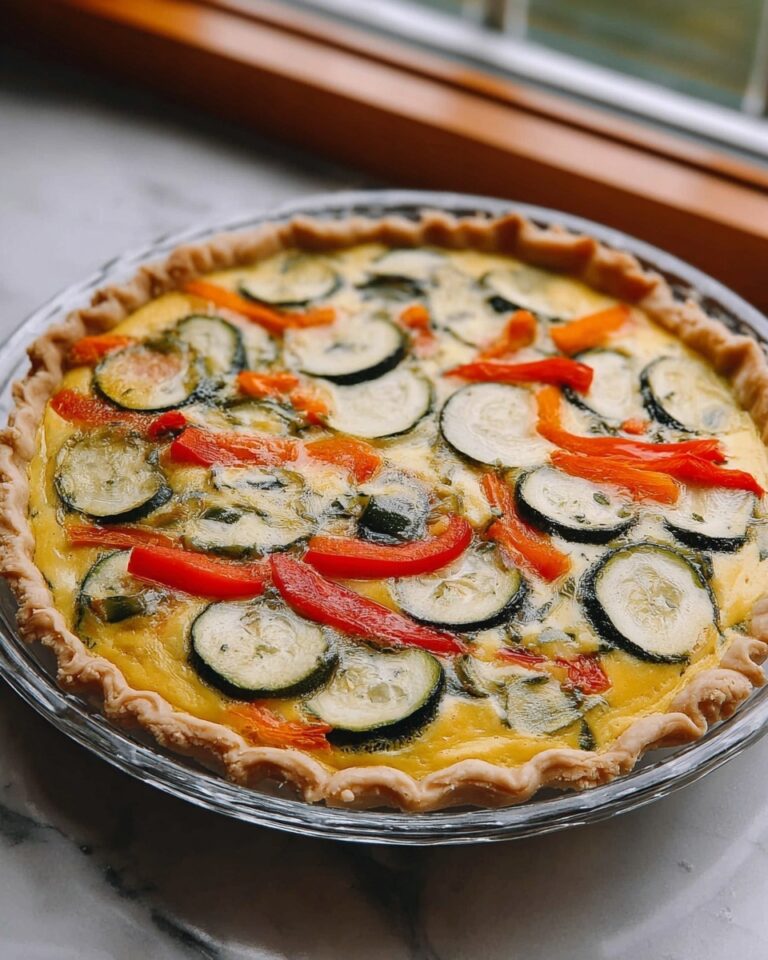 Roasted Vegetable Quiche Recipe