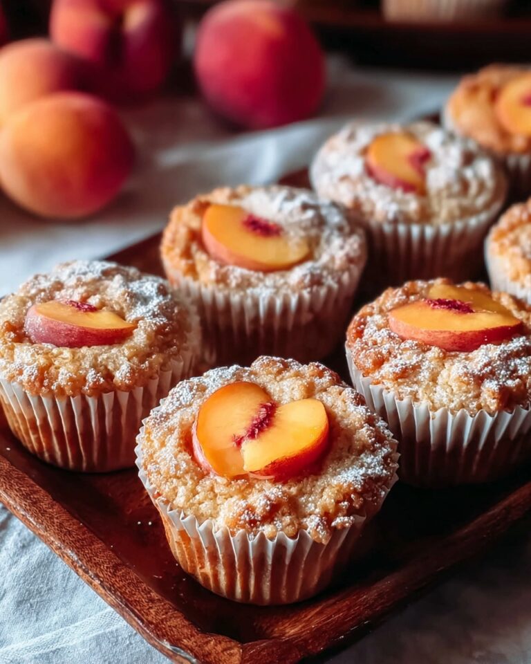 Peach Financiers: Elegant French Almond Cakes Recipe