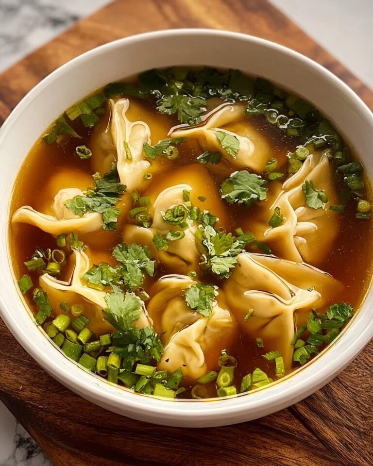 Homemade Wonton Soup Recipe