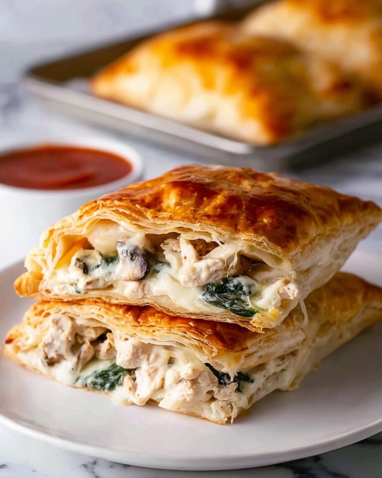 Creamy Chicken Calzone Recipe