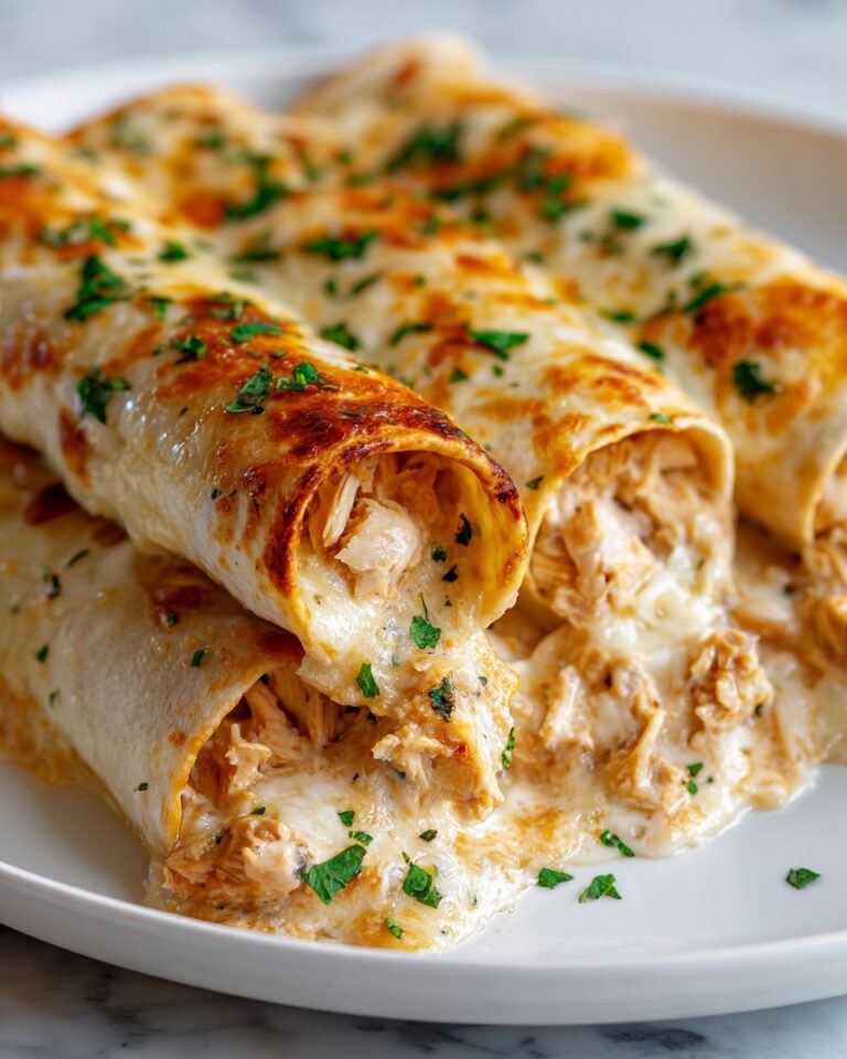 Cheesy Chicken Enchiladas with Homemade Red Sauce Recipe
