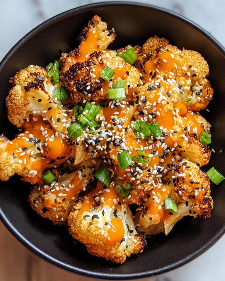 Sweet and Spicy Baked Cauliflower Recipe