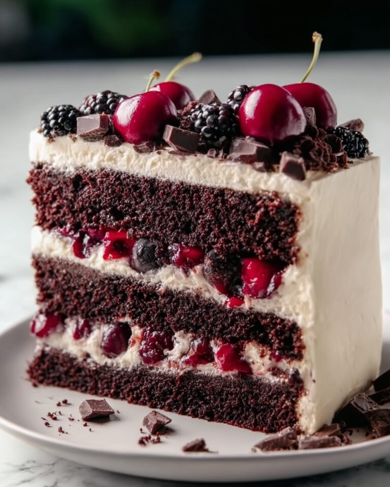 Mile-High Black Forest Cake Recipe
