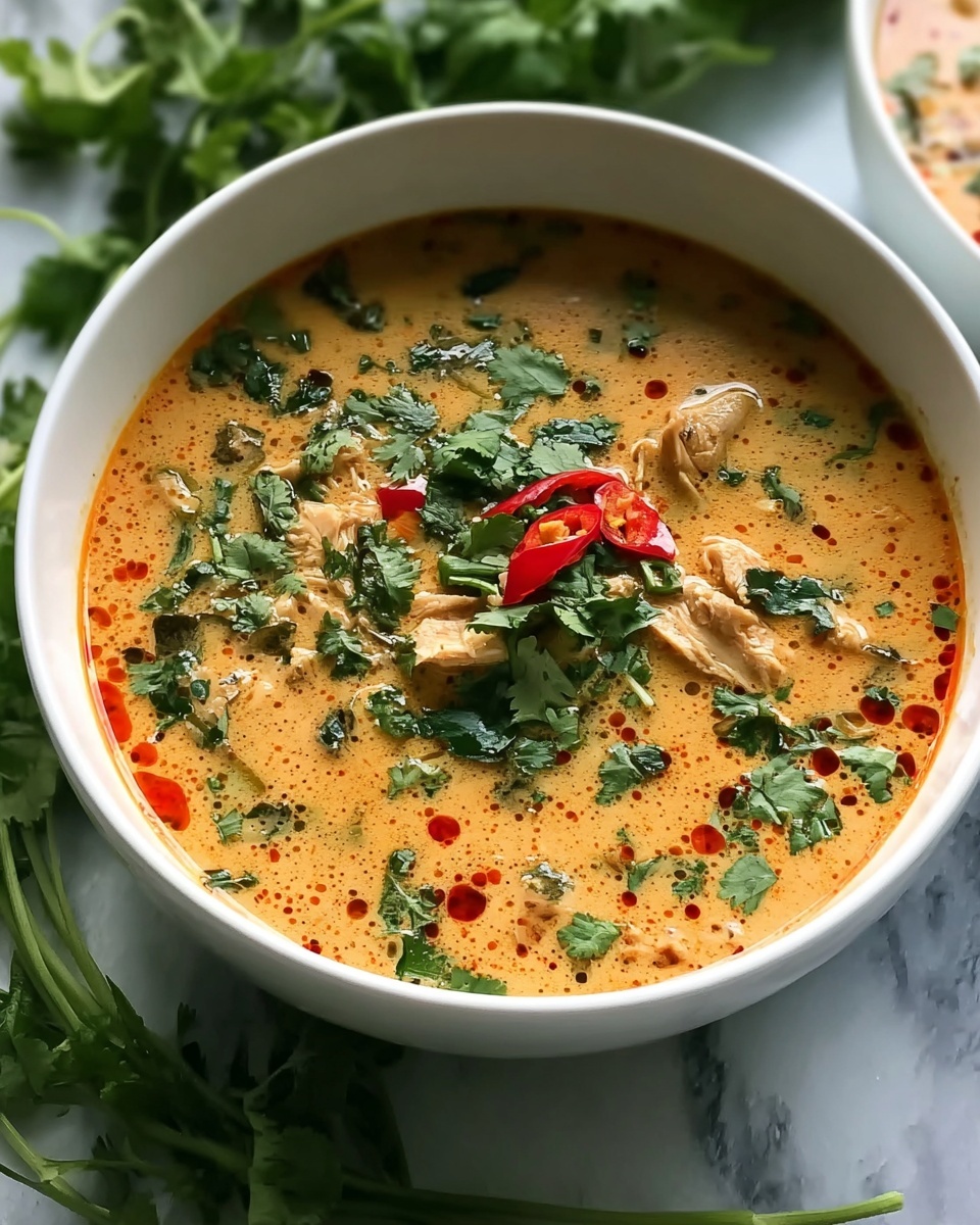Crockpot Thai Coconut Chicken Soup Recipe - Recipe Image