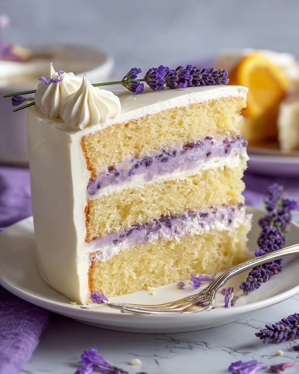 Lemon Lavender Cake Recipe - Recipe Image