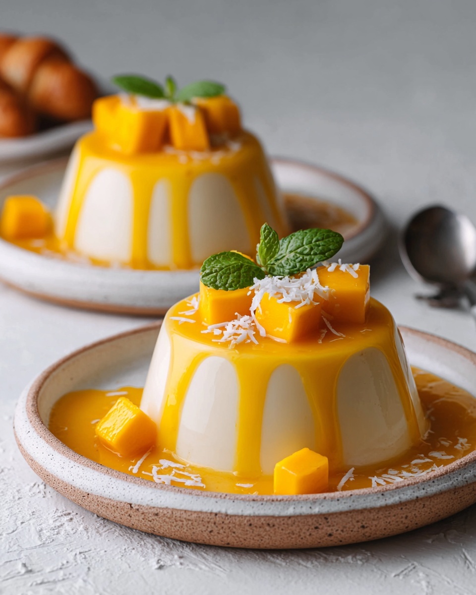 Mango Pudding Recipe - Recipe Image
