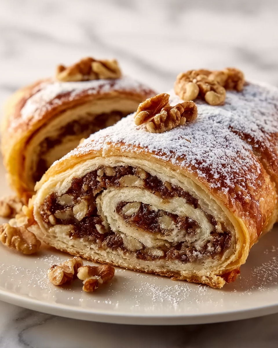 Italian Nut Roll Cookies Recipe - Recipe Image