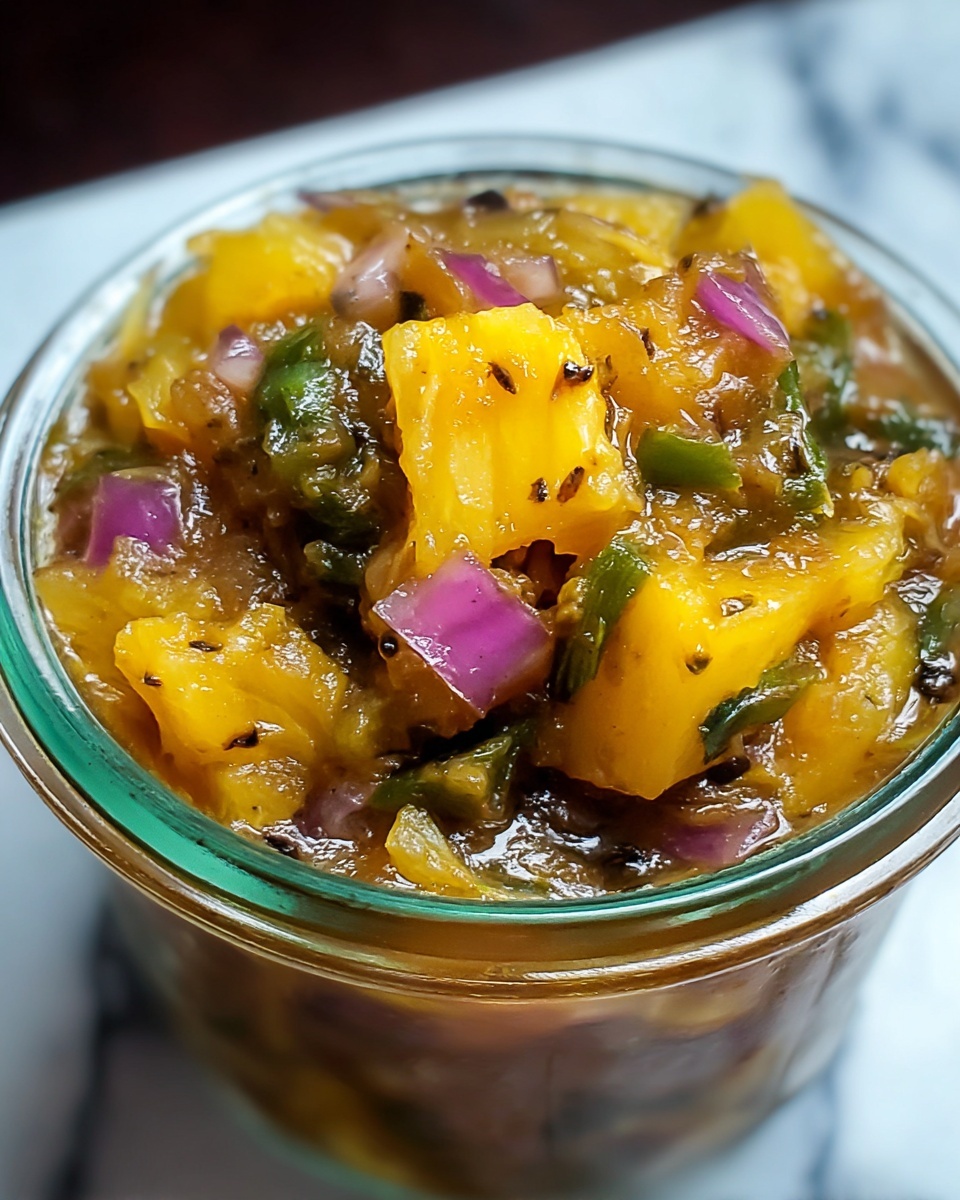 Spicy Pineapple Jalapeño Chutney Recipe - Recipe Image