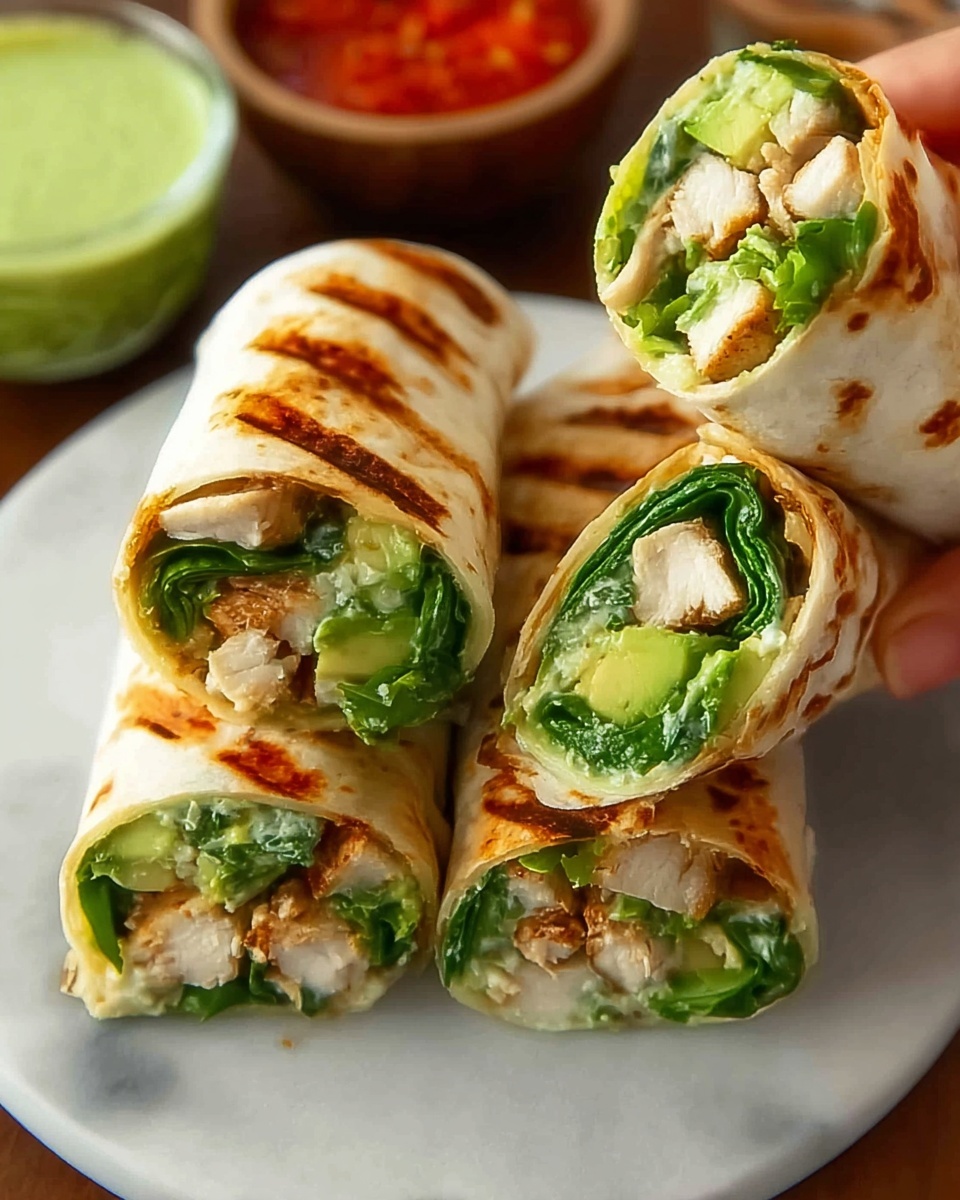 Avocado Chicken Wraps Recipe - Recipe Image