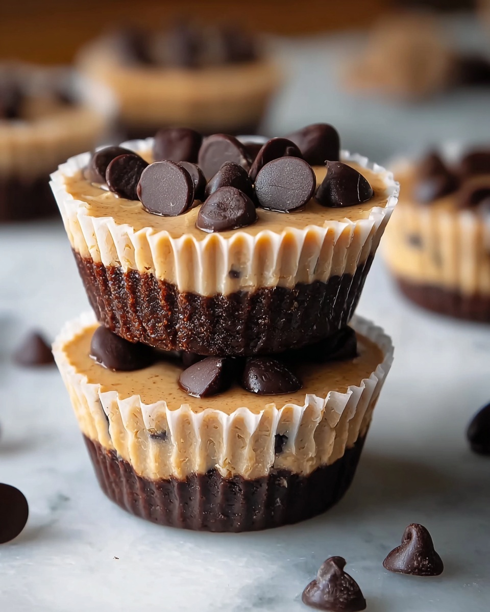 Peanut Butter Chocolate Chip Cookie Cups Recipe - Recipe Image