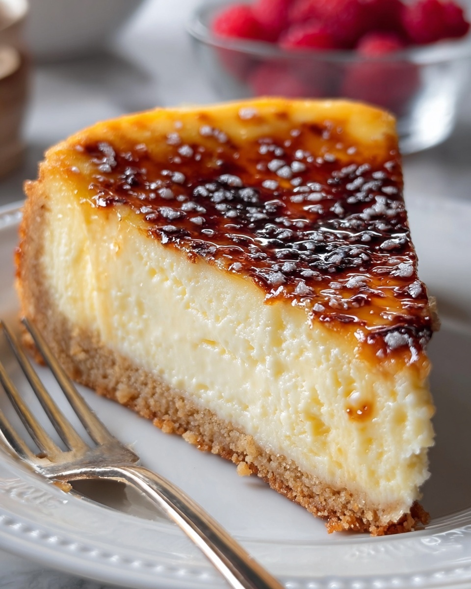 Crème Brûlée Cheesecake Recipe - Recipe Image
