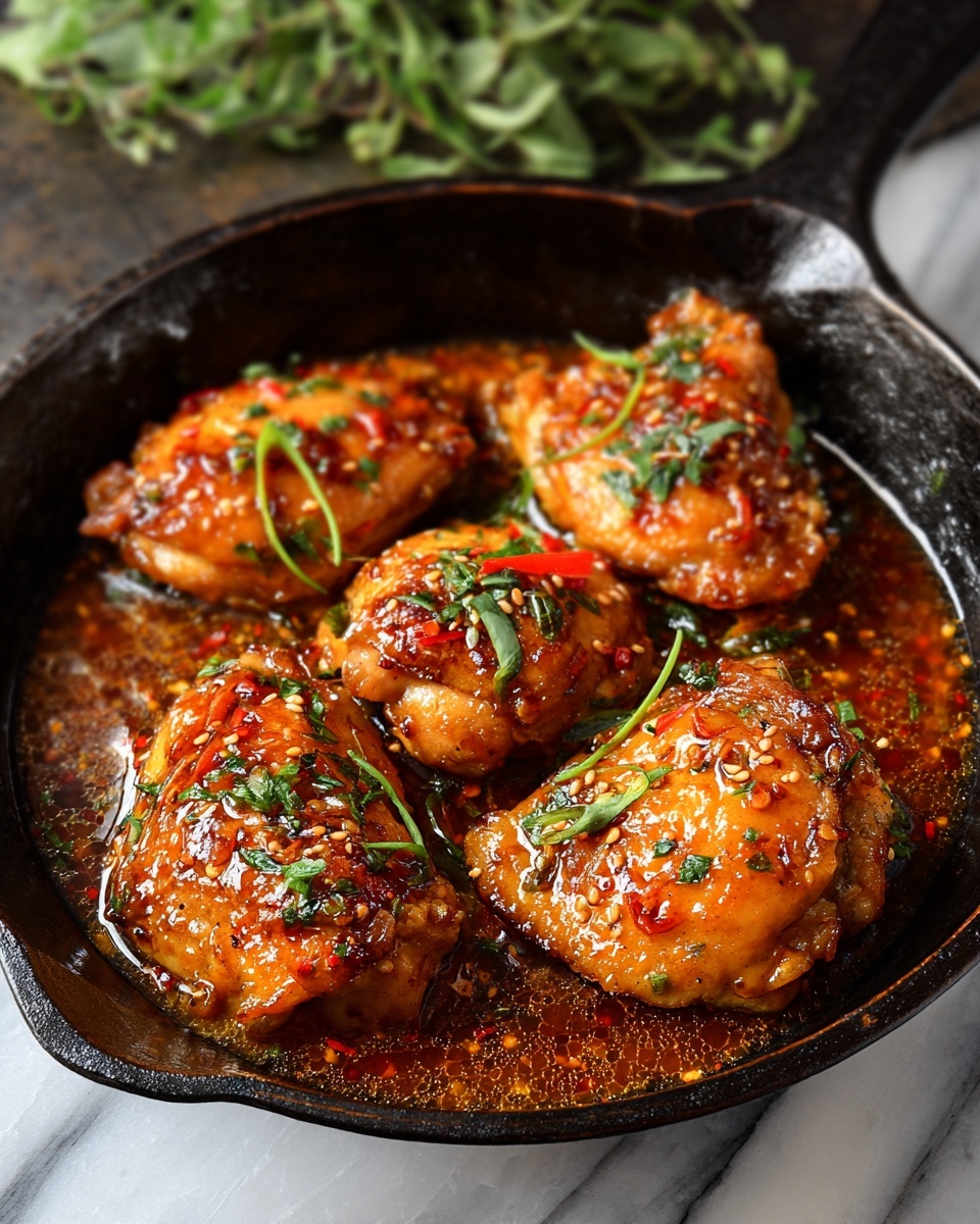 Honey Glazed Chicken Skillet Recipe - Recipe Image