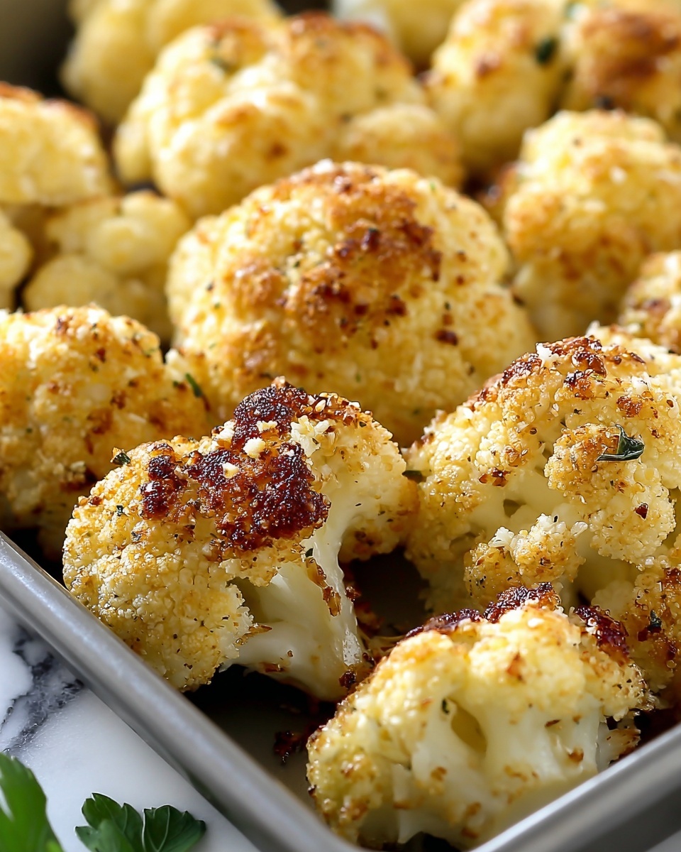 Crispy Parmesan Roasted Cauliflower Recipe - Recipe Image