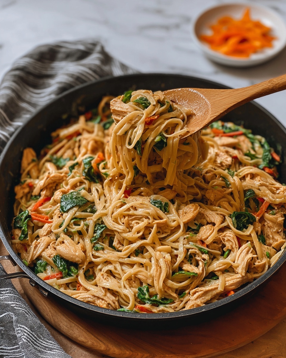 Peanut Chicken Noodles Recipe - Recipe Image