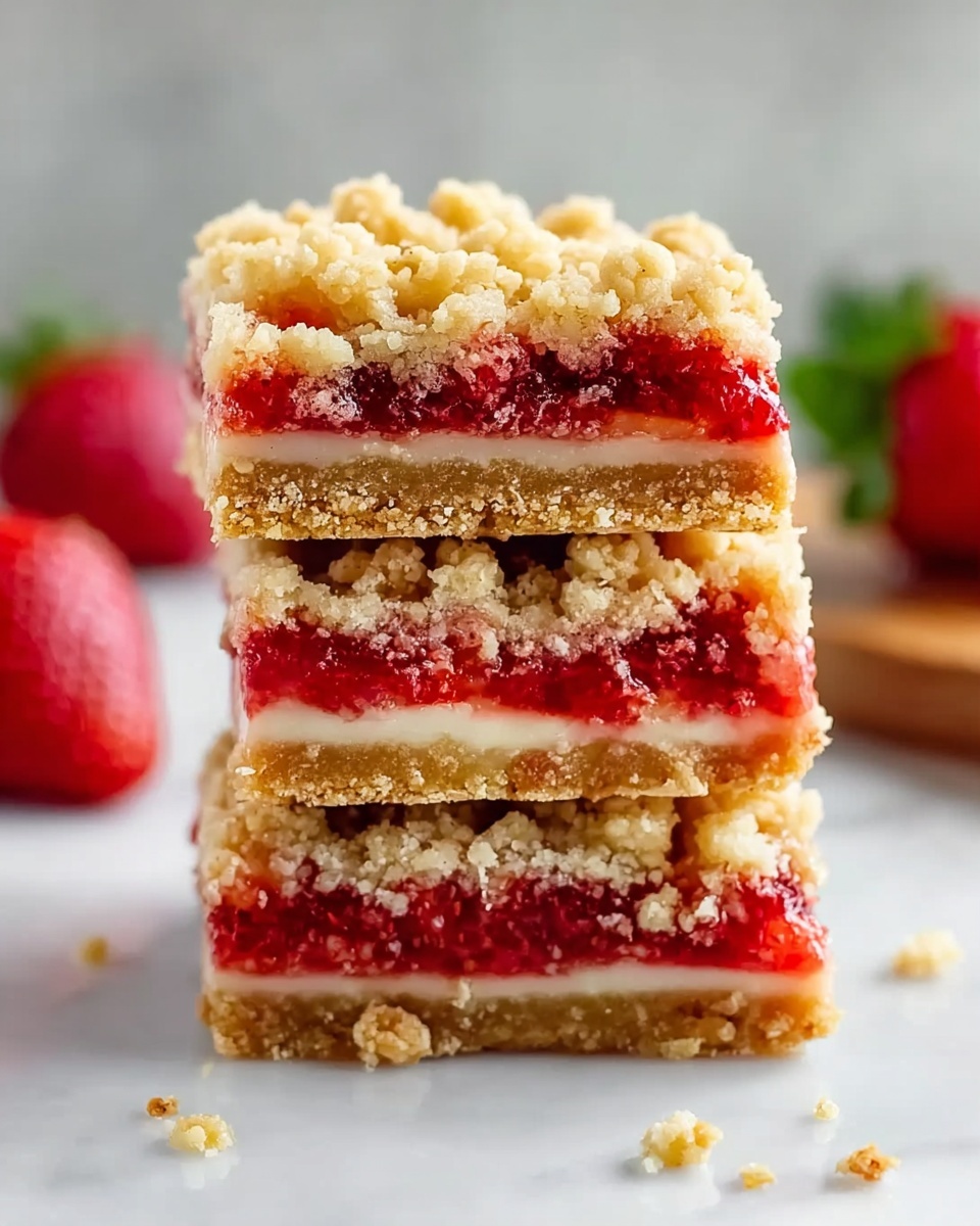 Strawberry Cobbler Bars Recipe - Recipe Image