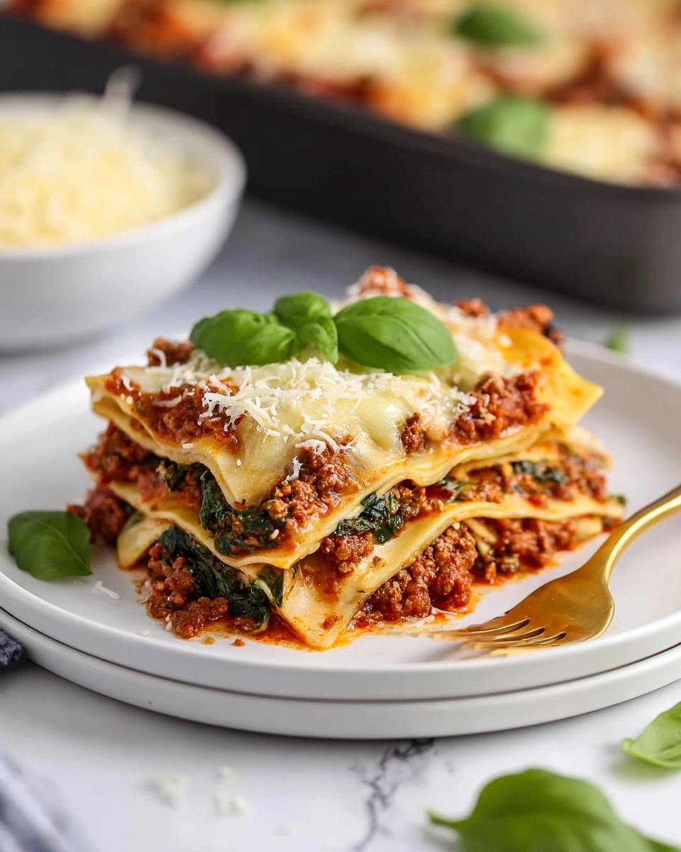 Classic Meat Lasagna with Béchamel Sauce Recipe - Recipe Image