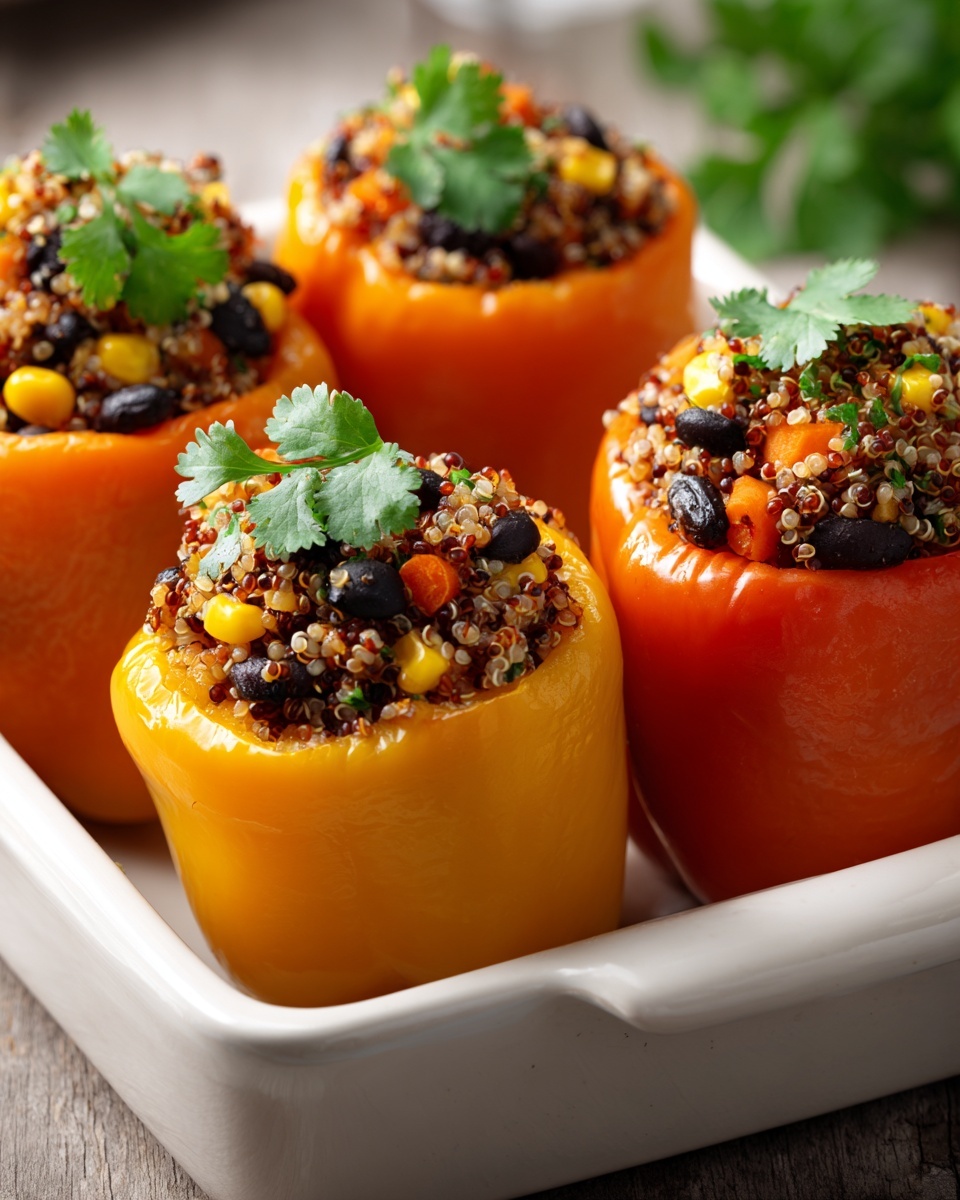 Quinoa Stuffed Bell Peppers: A Healthy, Flavorful Meal Recipe - Recipe Image