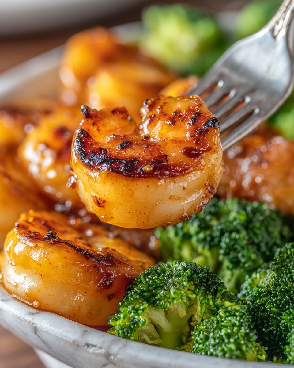 Honey Garlic Butter Shrimp & Broccoli Recipe - Recipe Image
