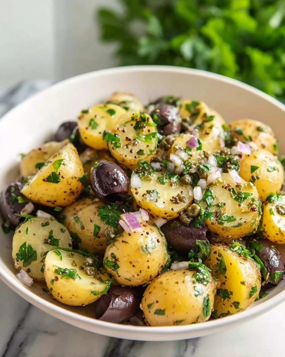 Mediterranean Potato Salad with Sumac, Olives, and Capers Recipe - Recipe Image