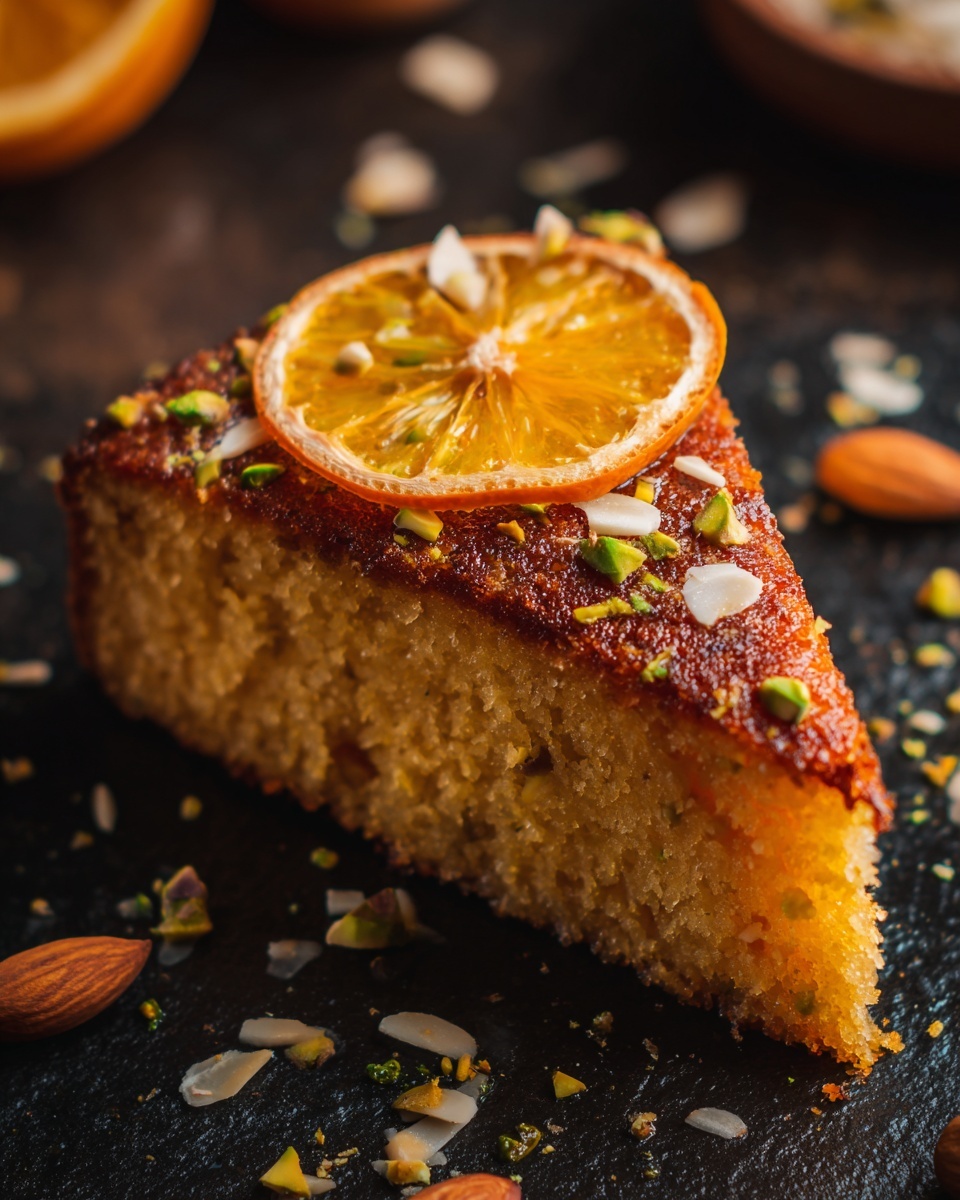 Flourless Orange, Pistachio, and Almond Cake Recipe - Recipe Image