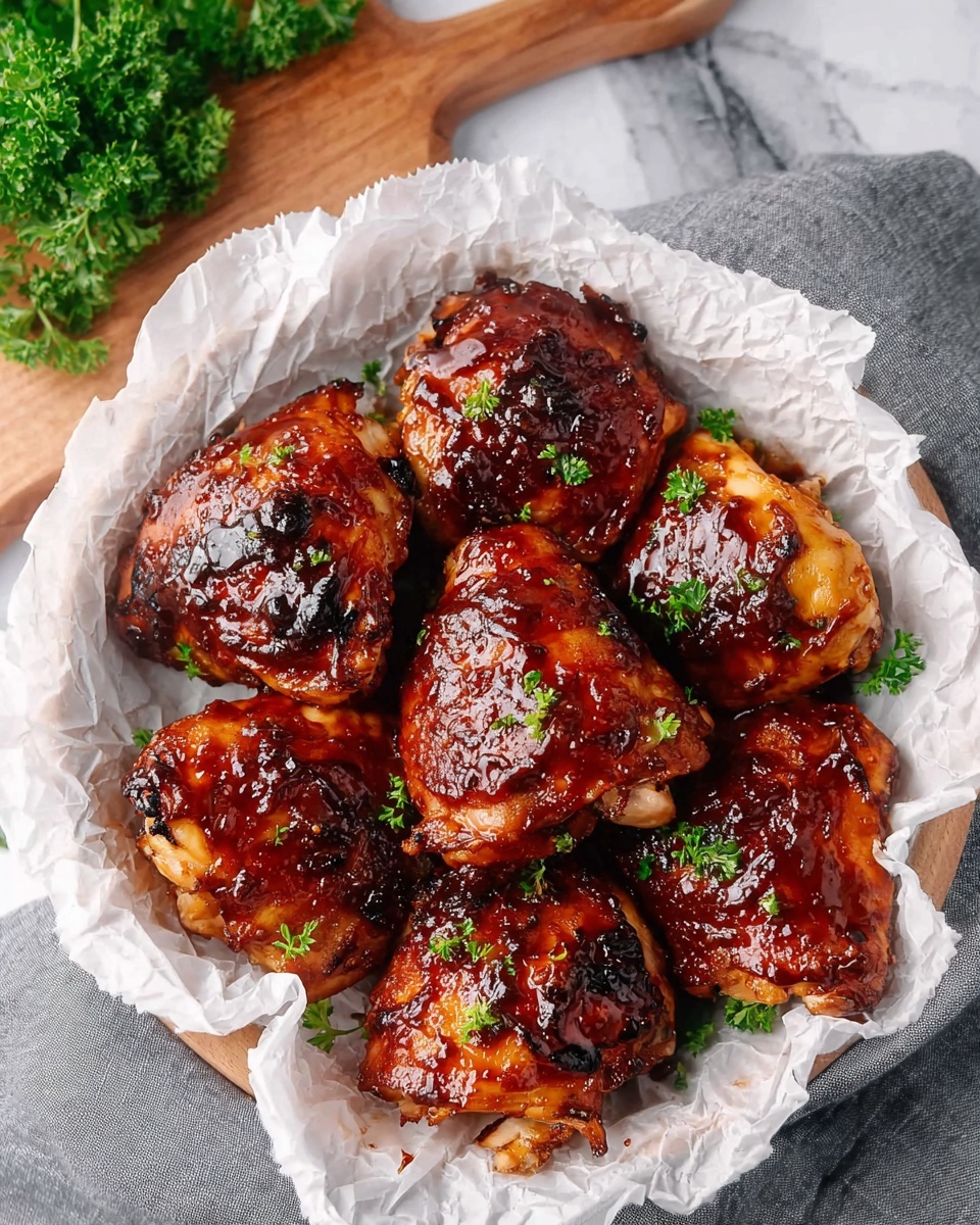 Slow Cooker BBQ Chicken Thighs Recipe - Recipe Image