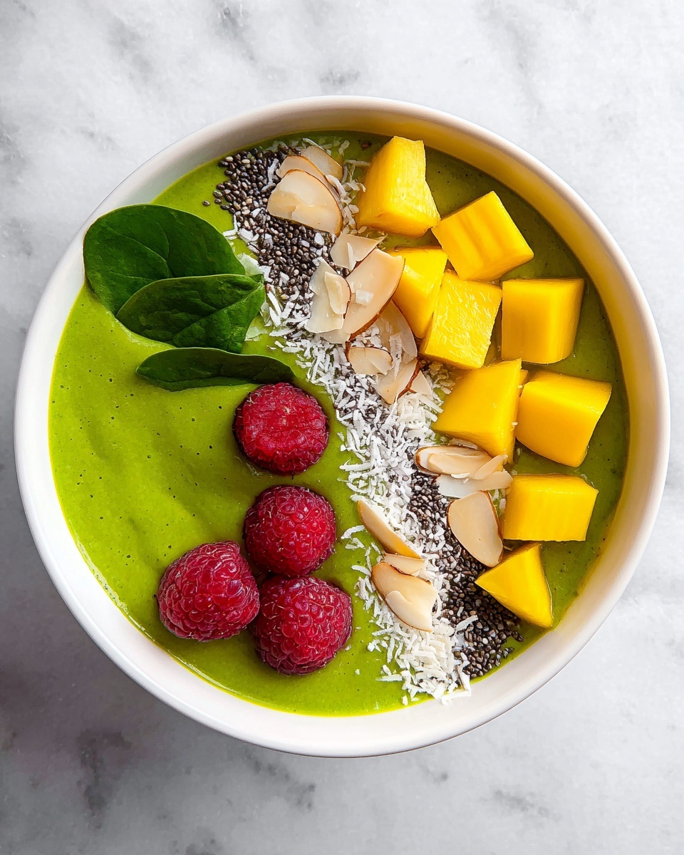 Green Mango Smoothie Bowl Recipe - Recipe Image