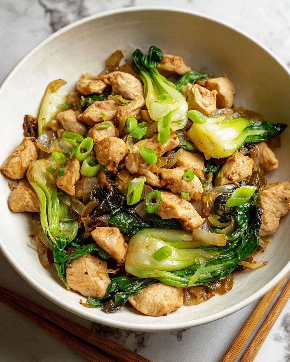 Chinese Chicken and Napa Cabbage Stir-Fry Recipe - Recipe Image