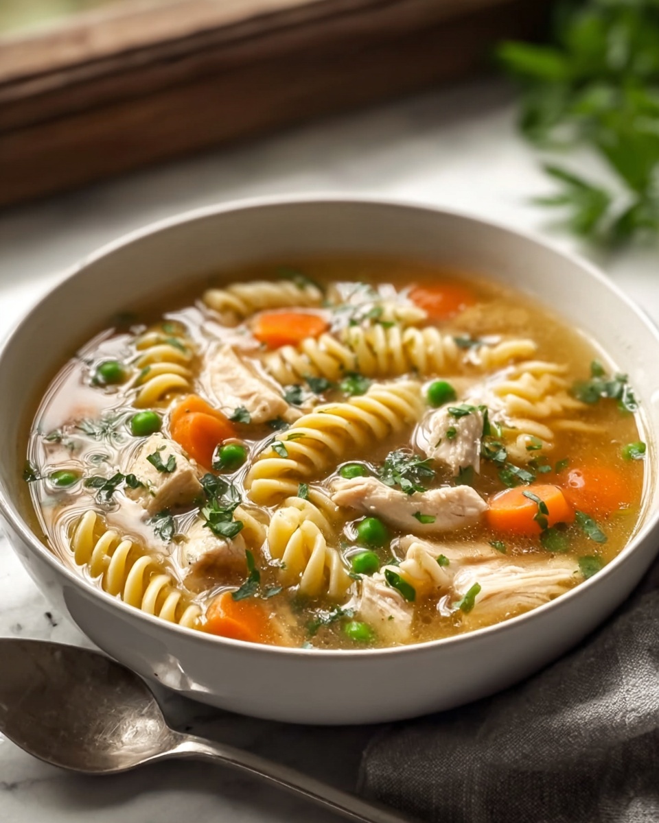 Fresh Herb Chicken Noodle Soup Recipe - Recipe Image