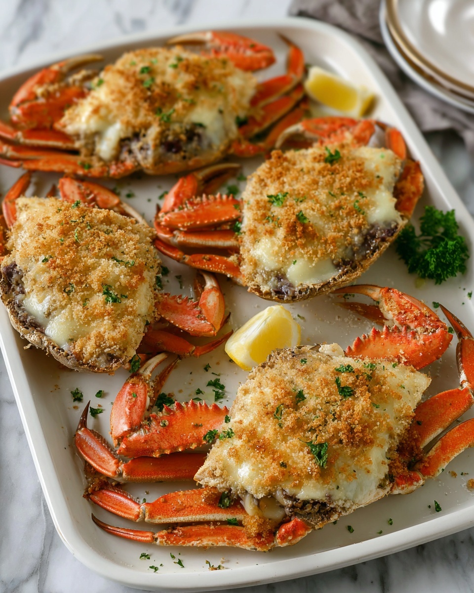 New Orleans Seafood Stuffed Crab Recipe - Recipe Image