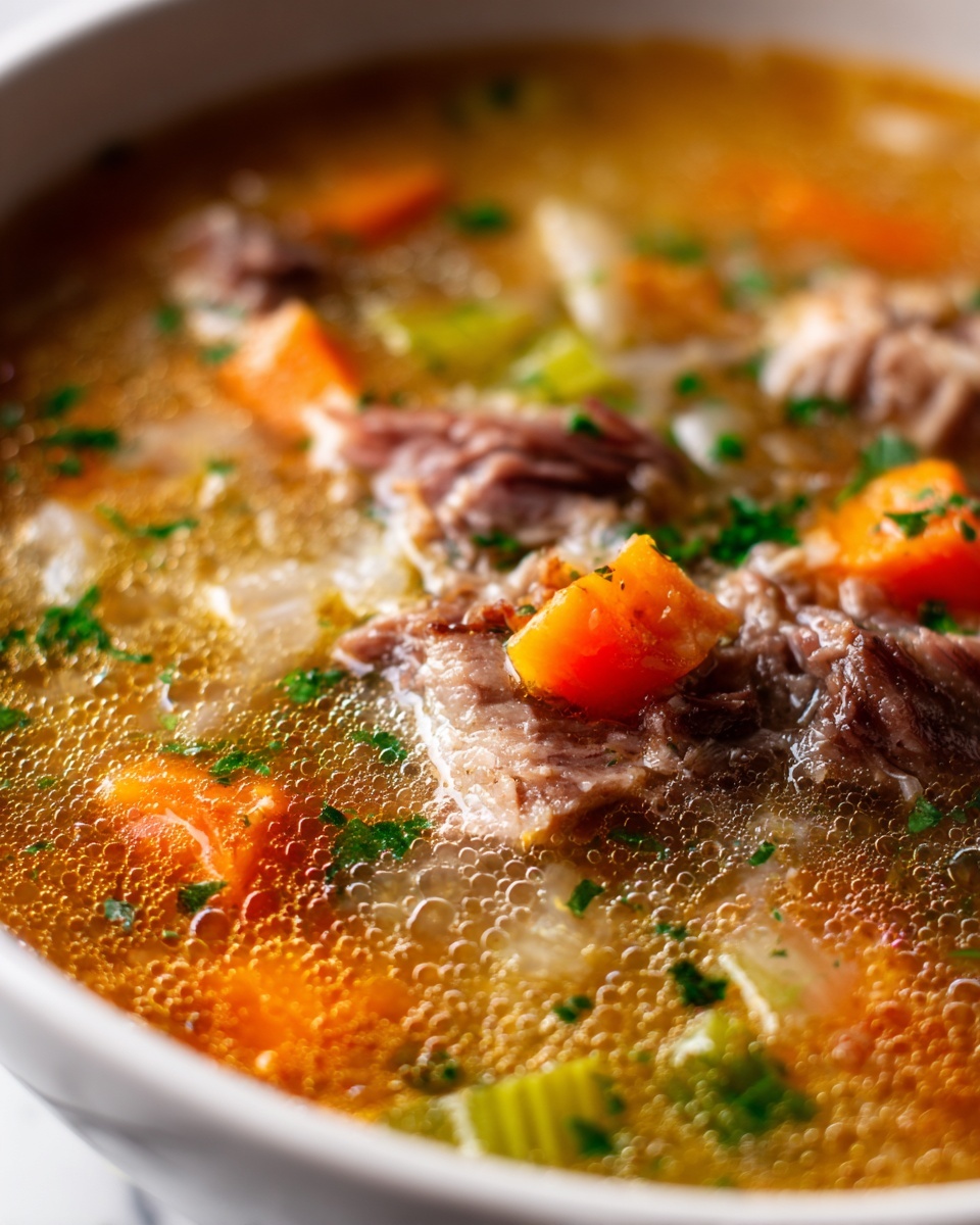 The BEST Vegetable Beef Soup Recipe - Recipe Image