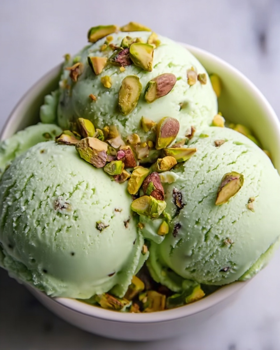 Creamy Pistachio Ice Cream Recipe - Recipe Image