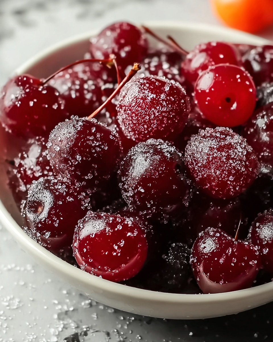 Orange Vanilla Candied Cranberries Recipe - Recipe Image