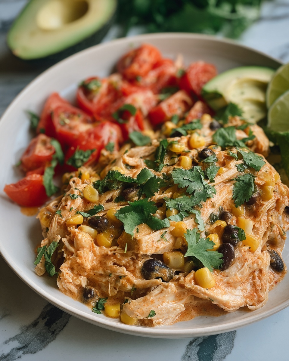 Crockpot Fiesta Chicken Recipe - Recipe Image