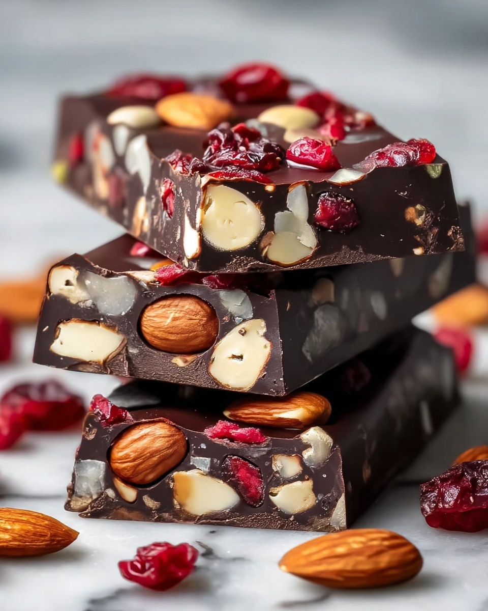 Chocolate Fruit and Nut Bars Recipe - Recipe Image