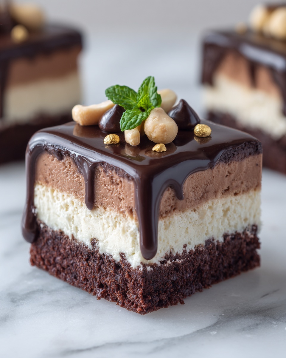 Chocolate Peanut Butter Poke Cake Recipe - Recipe Image