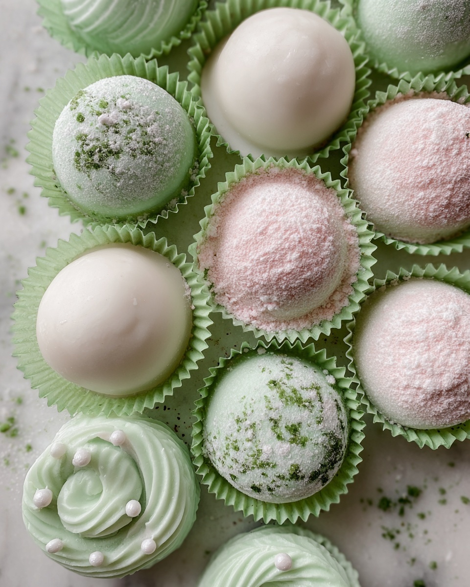 Minty Snowball Cookies Recipe - Recipe Image
