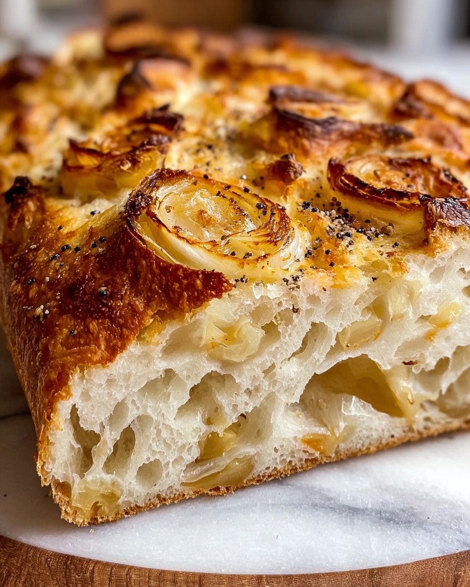 Caramelized Onion & Gouda Sourdough Recipe - Recipe Image