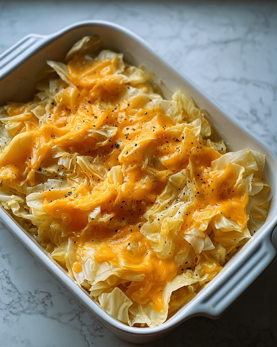 Cheesy Cabbage Casserole Recipe - Recipe Image