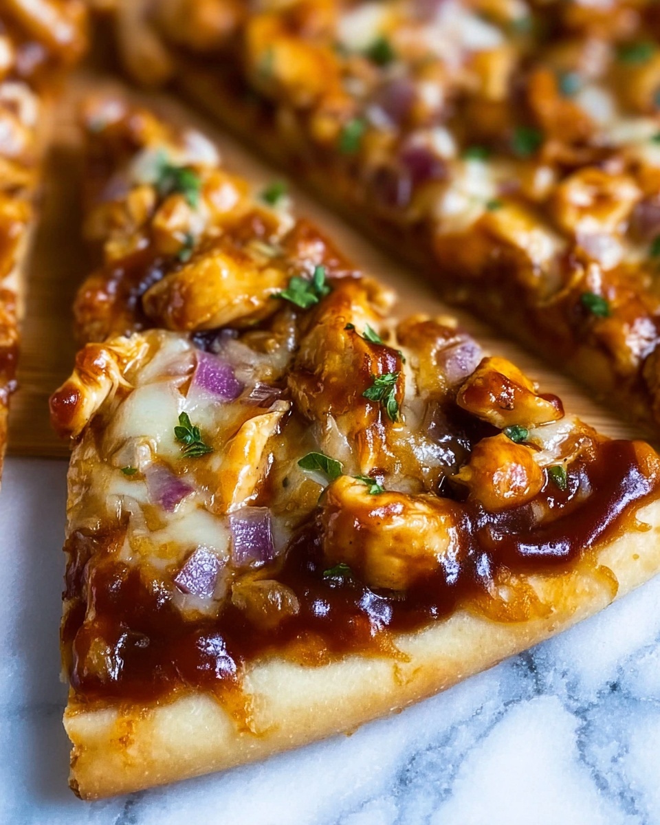 BBQ Chicken Flatbread Pizza Recipe - Recipe Image
