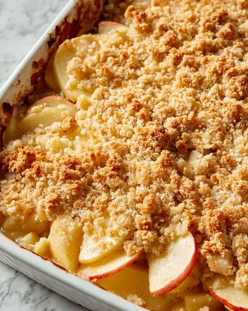 Old-Fashioned Apple and Cheese Casserole Recipe - Recipe Image