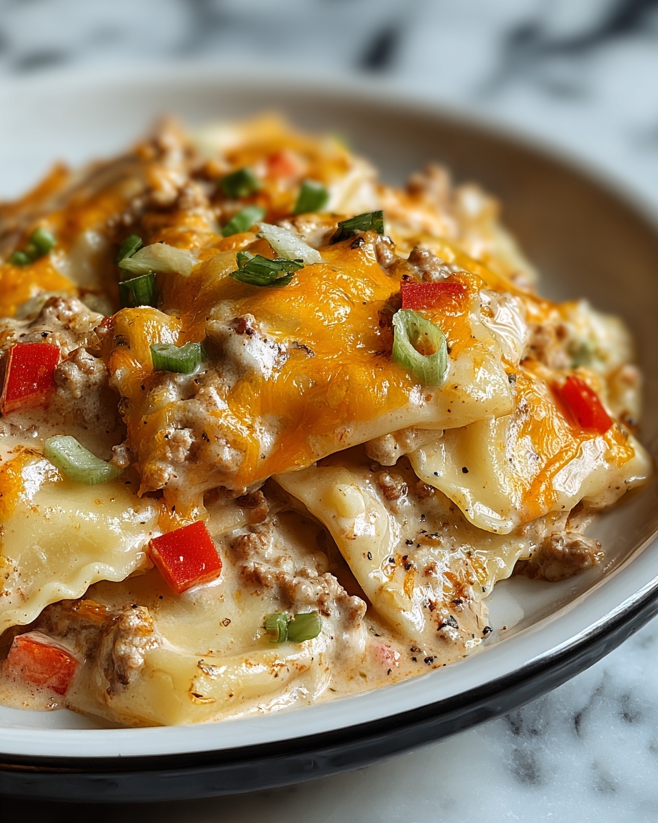 Crockpot Cheesesteak Potato Casserole Recipe - Recipe Image